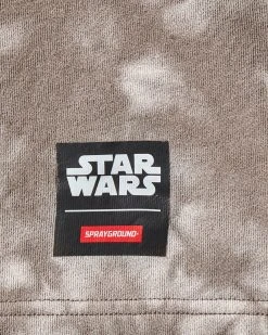SPRAYGROUND® STAR WARS MANDALORIAN GUNNER HOODY (BROWN TIEDYE) APPAREL+GEAR