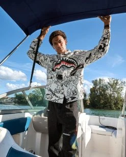 SPRAYGROUND® CHAOS BUTTON-UP APPAREL+GEAR