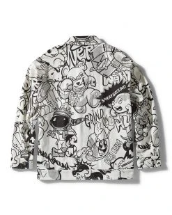 SPRAYGROUND® CHAOS BUTTON-UP APPAREL+GEAR