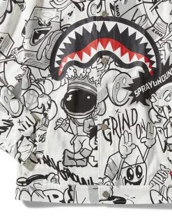 SPRAYGROUND® CHAOS BUTTON-UP APPAREL+GEAR