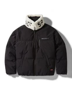 SPRAYGROUND® COZY FUR NECK PUFFER JACKET APPAREL+GEAR