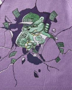 SPRAYGROUND® MONEY BEAR BREAKOUT KNIT CREW