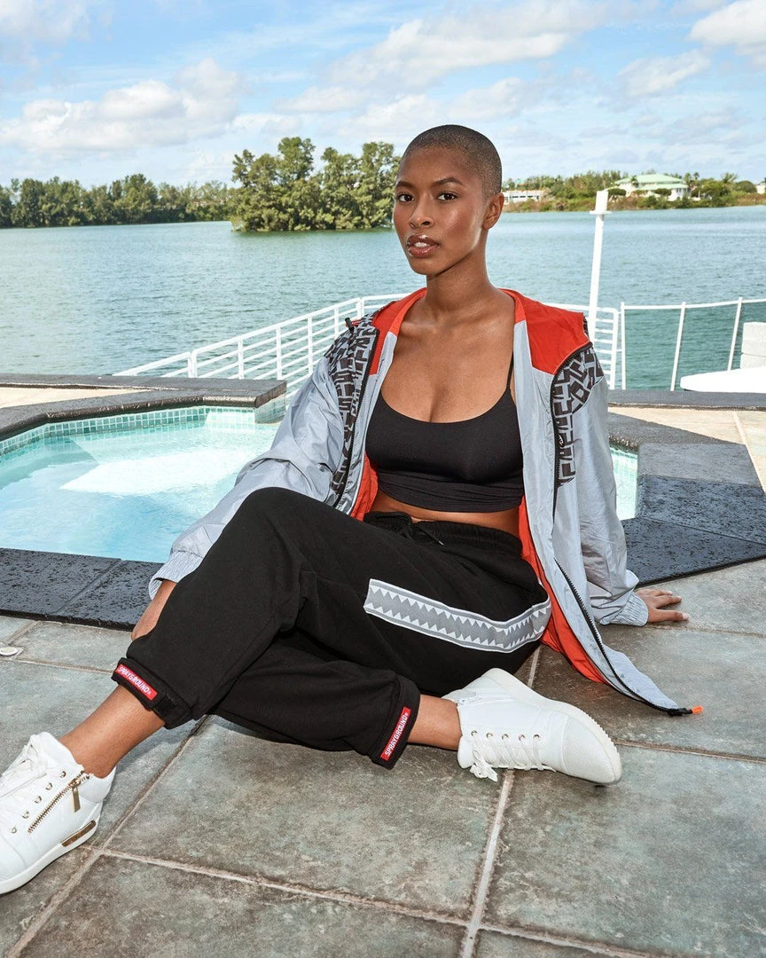 SPRAYGROUND® VERTICAL GRAY MIDWAY JOGGER SWEATPANTS APPAREL+GEAR 4 SPRAYGROUND® VERTICAL GRAY MIDWAY JOGGER SWEATPANTS APPAREL+GEAR