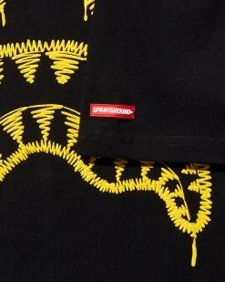 SPRAYGROUND® APPAREL+GEAR MONEY SCRIBBLES T-SHIRT (BLACK)