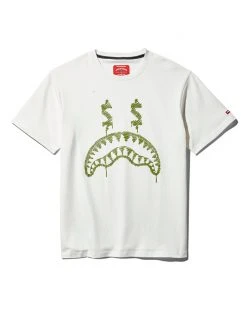 SPRAYGROUND® MONEY SCRIBBLES T-SHIRT (WHITE)