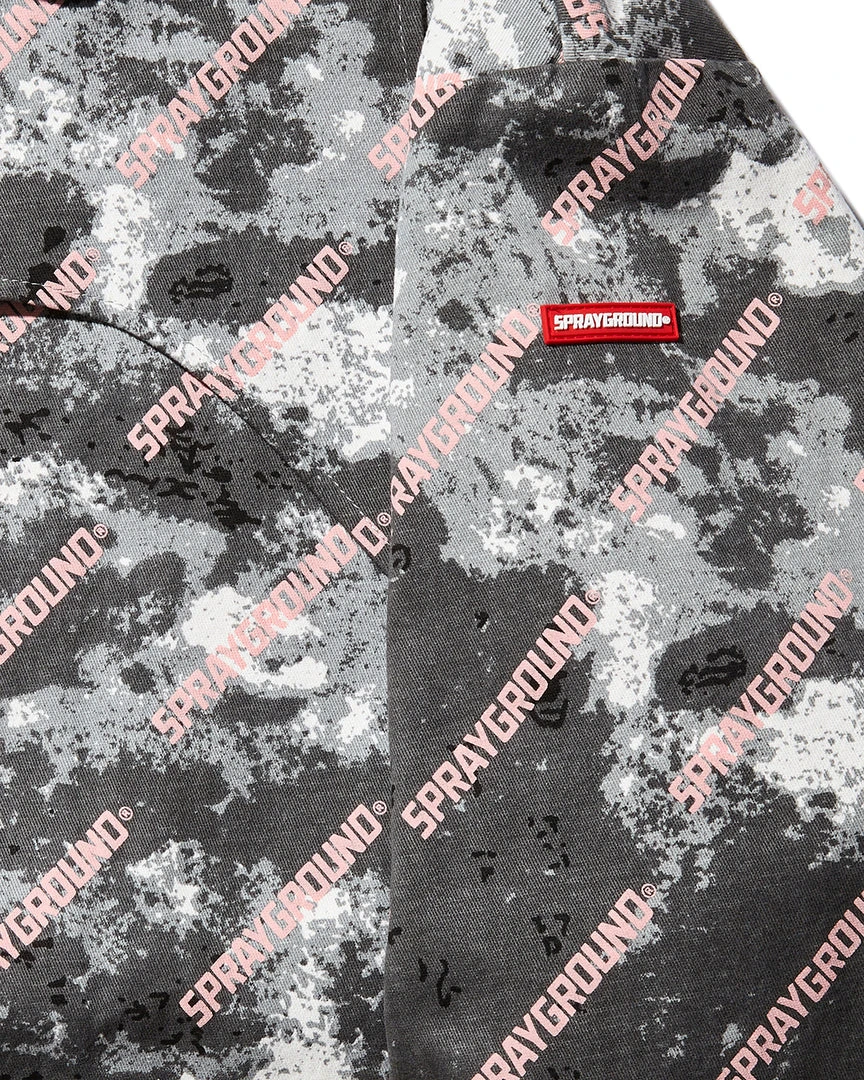 SPRAYGROUND® DOUBLE YOKE SNAP FRONT JACKET (GREY) 6 SPRAYGROUND® DOUBLE YOKE SNAP FRONT JACKET (GREY)