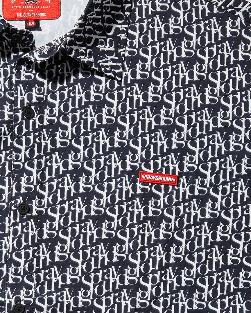 SPRAYGROUND® SG ALL DAY BUTTON DOWN (BLACK) 5 SPRAYGROUND® SG ALL DAY BUTTON DOWN (BLACK)