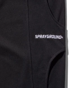SPRAYGROUND® DOUBLE PANEL JOGGERS (BLACK) APPAREL+GEAR