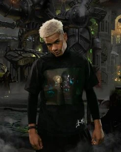 SPRAYGROUND® LEAGUE OF LEGENDS EKKO MINERAL T-SHIRT APPAREL+GEAR