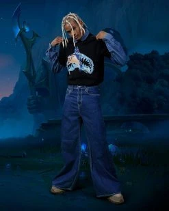 SPRAYGROUND® LEAGUE OF LEGENDS FIZZ T-SHIRT (BLACK)