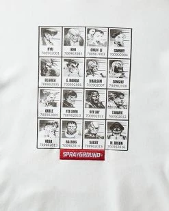 SPRAYGROUND® STREET FIGHTER PLAYER TACTIC HOODY (WHITE) APPAREL+GEAR