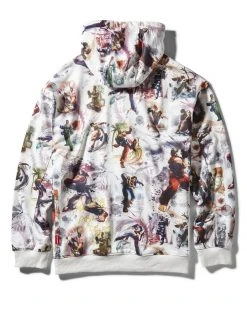 SPRAYGROUND® STREET FIGHTER KNOCKOUT HOODY (WHITE)