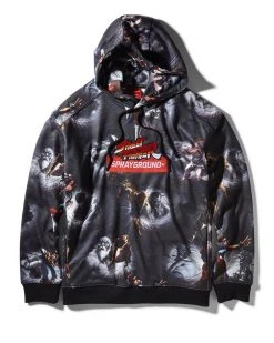 SPRAYGROUND® APPAREL+GEAR STREET FIGHTER KNOCKOUT HOODY (BLACK)