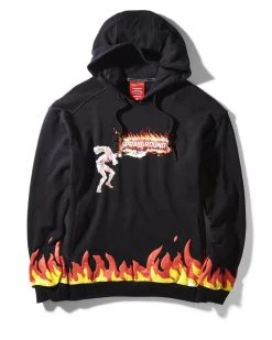 SPRAYGROUND® APPAREL+GEAR STREET FIGHTER DHALSIM YOGA INFERNO HOODY (BLACK)