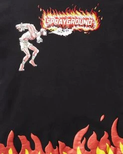 SPRAYGROUND® APPAREL+GEAR STREET FIGHTER DHALSIM YOGA INFERNO HOODY (BLACK)