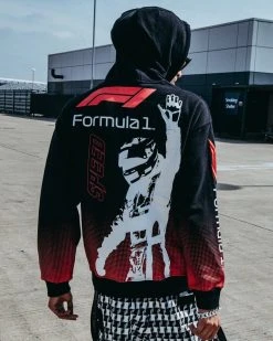 SPRAYGROUND® FORMULA 1 SHARK TRACK HOODY APPAREL+GEAR