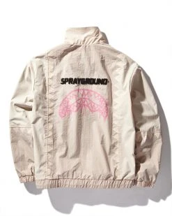 SPRAYGROUND® APPAREL+GEAR SHARKANDA WINDBREAKER (PINK/WHITE)