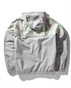 SPRAYGROUND® MONEY STACKS WINDBREAKER (GREY) APPAREL+GEAR