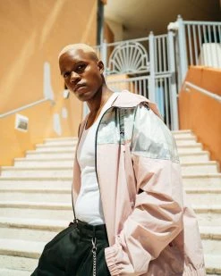 SPRAYGROUND® MONEY STACKS WINDBREAKER (PINK) APPAREL+GEAR