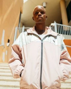 SPRAYGROUND® MONEY STACKS WINDBREAKER (PINK) APPAREL+GEAR