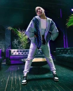 SPRAYGROUND® CHECKOUT LIGHT ZIP JACKET