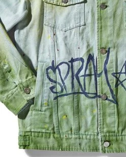 SPRAYGROUND® APPAREL+GEAR BY DBD DENIM JACKET (GREEN)