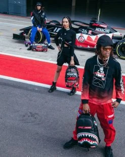 SPRAYGROUND® FORMULA 1 SHARK TRACK CREW APPAREL+GEAR