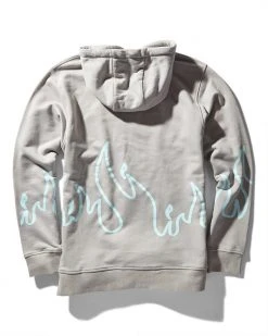 SPRAYGROUND® FIRE HOODY (GREY) APPAREL+GEAR