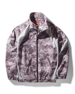 SPRAYGROUND® SHARK CHECK WINDBREAKER (PURPLE) APPAREL+GEAR