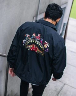 SPRAYGROUND® APPAREL+GEAR STREET FIGHTER SUPER VILLAINS JACKET (BLACK)