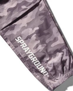 SPRAYGROUND® SHARK CHECK WINDBREAKER JOGGER (PURPLE)