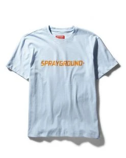 SPRAYGROUND® SHARK EFFECT T-SHIRT (LT BLUE) APPAREL+GEAR