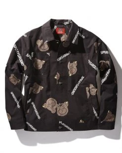 SPRAYGROUND® BUTTON UP BEARS JACKET APPAREL+GEAR