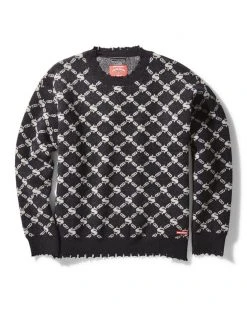 SPRAYGROUND® MONEYGRAM KNIT CREW (BLACK)