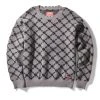 SPRAYGROUND® MONEYGRAM KNIT CREW (GRAY)