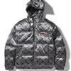 SPRAYGROUND® MONEYGRAM PUFFER JACKET (PLATINUM) APPAREL+GEAR