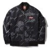 SPRAYGROUND® APPAREL+GEAR SHARK CAMO ZIP FRONT BOMBER JACKET
