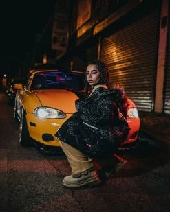 SPRAYGROUND® SHARK CAMO FUR HOOD WINTER COAT