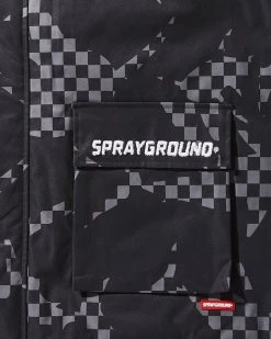 SPRAYGROUND® SHARK CAMO FUR HOOD WINTER COAT
