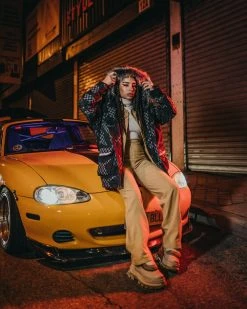 SPRAYGROUND® SHARK CAMO FUR HOOD WINTER COAT