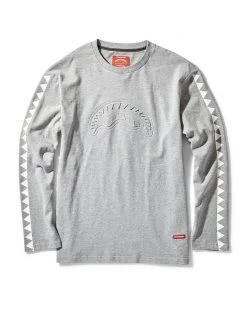 SPRAYGROUND® APPAREL+GEAR EMBOSSED SHARK CREW (GRAY)
