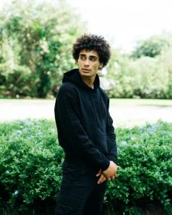 SPRAYGROUND® EMBOSSED SHARK HOODY (BLACK) APPAREL+GEAR