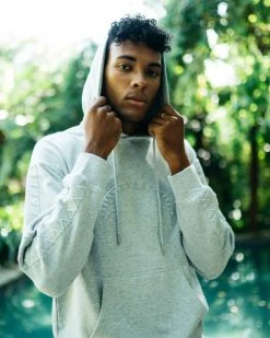 SPRAYGROUND® EMBOSSED SHARK HOODY (GRAY) APPAREL+GEAR