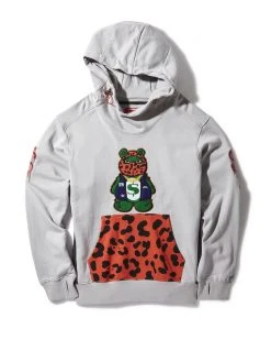 SPRAYGROUND® APPAREL+GEAR MONEY BEAR SKI MASK THE BEAR HOODY