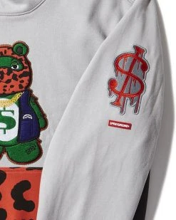 SPRAYGROUND® APPAREL+GEAR MONEY BEAR SKI MASK THE BEAR HOODY