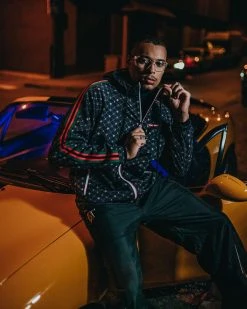 SPRAYGROUND® APPAREL+GEAR FIFTH AVENUE WINDBREAKER (BLACK)