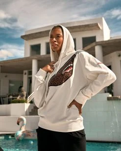 SPRAYGROUND® CROSSBODY HOODY (WHITE) APPAREL+GEAR