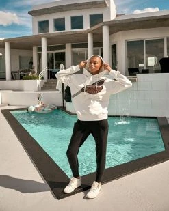 SPRAYGROUND® CROSSBODY HOODY (WHITE) APPAREL+GEAR