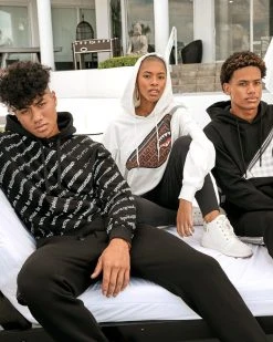 SPRAYGROUND® CROSSBODY HOODY (WHITE) APPAREL+GEAR