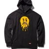 SPRAYGROUND® DRIP SHARK SMILEY HOODY (BLACK) APPAREL+GEAR